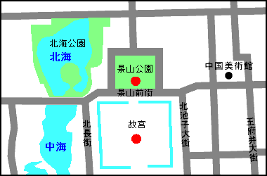 景山公园地图