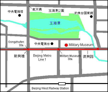 人民革命军事博物馆地图