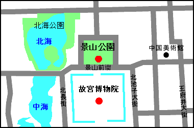 景山公園の地図