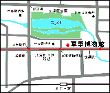 軍事博物館の地図