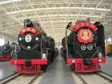 中国鉄道博物館に展示されている朱徳号と毛沢東号